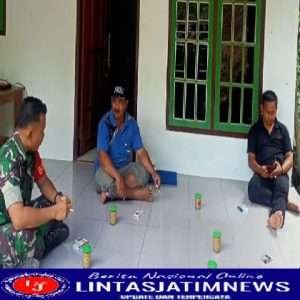 Jaga Hubungan Baik, Babinsa Koramil 0801/02 Kebonagung Kunjungi Rumah Warga