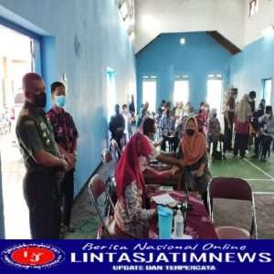 Sukseskan Program Vaksinasi, Koramil 24/Puhpelem Aktif Berikan Pendampingan