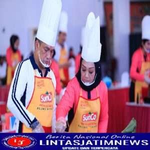 Unik, Polrestabes Surabaya Mengadakan Lomba Masak Nasi Goreng