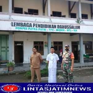 Perkuat Silahturahmi Babinsa Kunjungi Ponpes Darussalam Wonosegoro