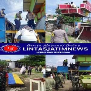 Polsek Tambaksari Polrestabes Surabaya Bongkar Pagupon Burung  yang Diduga Jadi Ajang Judi