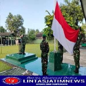 Pupuk Jiwa Juang Dan Patriotisme Prajurit, Kodim 0735/Surakarta Gelar Upacara Bendera