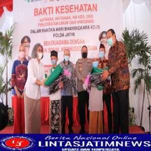 Sambut Hari Bhayangkara ke-76, Polda Jatim Gelorakan Bakti Kesehatan