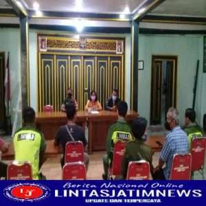 Babinsa kelurahan Keprabon Bersama Lurah Laksanakan Pembinaan Anggota Linmas