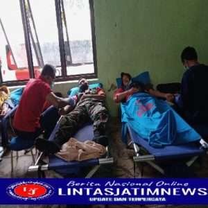 Peduli Sesama, Babinsa Turut Berpartisipasi Donorkan Darahnya