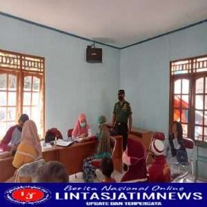 Babinsa Bumiharjo Turut Berikan Pendampingan Vaksinasi Kepada Warga Binaan