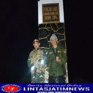 Di Usia Senjanya Sebagai Prajurit TNI, Kapenrem 081/DSJ Berhasil Takhlukkan Puncak Gunung Lawu