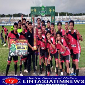 Ponpes Nurudholam Juara satu Liga Santri PSSI 2022 Piala Kasad Kodim 0801/Pacitan