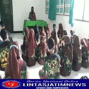 Babinsa Koramil 0801/02 Kebonagunag Berikan Pembekalan Kepada Saka Wira Kartika