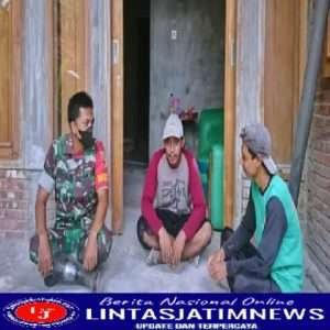 Jalin Tali silaturahmi, Babinsa Koramil 0801/04 Tegalombo Datangi Rumah Warga