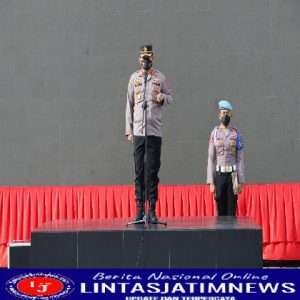 Kapolres Gresik Sampaikan Pesan Kamtibmas dan Prokes