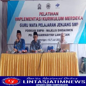 Foskam SMPM Lamongan Latih Guru IKM Songsong Tahun Pelajaran Baru