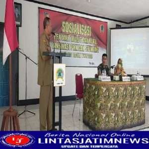 Kodim 0801/Pacitan Menyelenggarakan Sosialisasi Vaksinasi Penyakit Mulut Dan Kuku (PMK) dan Stunting