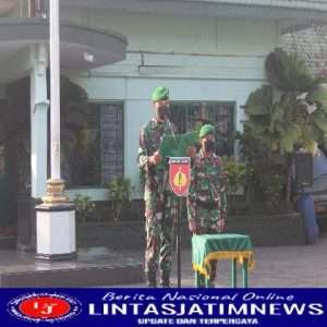 Gelar Upacara Bendera Danramil 20/Kismantoro Jabat Irup