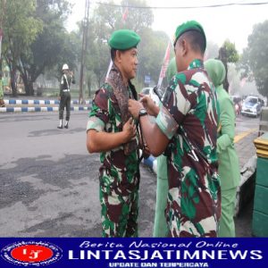 Dandim Sambut Danrem 081/Dsj dalam Kunjungan Kerja Perdana di Kodim 0805/Ngawi