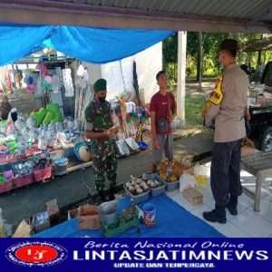 Cek Ketersediaan Stok Dan Harga Minyak Goreng, Babinsa Pos Koramil 0805/16 Pangkur  Terjun Ke Lapangan