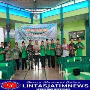 Babinsa Kelurahan Sumber Monitoring Sosialisasi Eco Enzyme di SMP IT Nur Hidayah