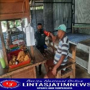 Kunjungi Ketua RT, Ini Pesan Babinsa