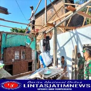 Kerja Bakti Bersama, Bukti Babinsa Tipes Selalu Hadir di Tengah Warga Binaannya