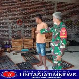 Babinsa Motivasi Pengusaha Mebel Ditengah Persaingan Bisnis Furniture