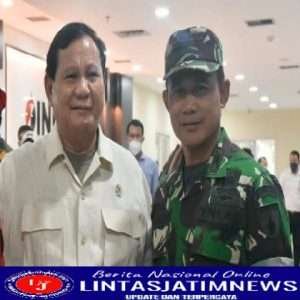 Danrem 081/DSJ Kolonel Deni Dampingi Menhan Prabowo Kunjungi PT INKA