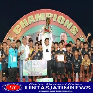 Ponpes Roudlotul Quran Sabet Juara 1 Liga Santri PSSI Piala KASAD 2022 Kodim 0812 Lamongan