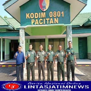 Kodim 0801/01 Pacitan Menerima Kunjungan Tim Wasrik Staf Inteldam V/Brawijaya