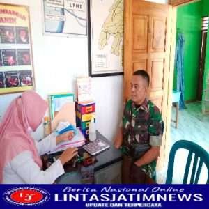 Monitor Wilayah Binaan,Sertu Mustofa Aktif Silahturahmi Dengan Warganya