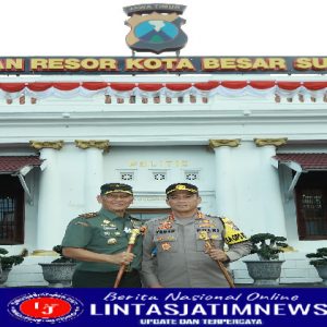 Kapolrestabes Surabaya Terima Kunjungan Danrem, Wujud Sinergitas TNI- Polri