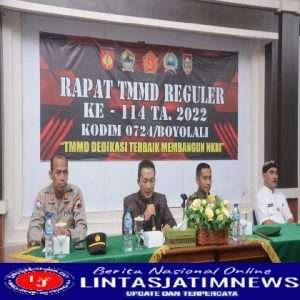 Dandim Boyolali Pimpin Rapat Pelaksanaan TMMD Reguler ke 114 Desa Jerukan