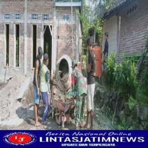 Bersama Warga Binaan Serda Andik Gotong Royong Rehab Mushola