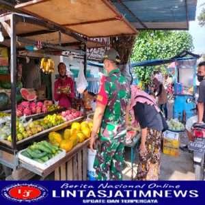 Pakai Masker di Dalam dan Luar Rumah Inilah Pesan Babinsa Danukusuman