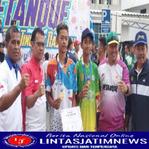 Kejuaraan Nasional Atlet Petanque JawaTimur Raih Juara I