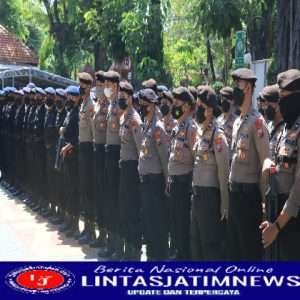 Siagakan 400 Lebih Personil Polrestabes Surabaya Siap Amankan Sidang MSAT