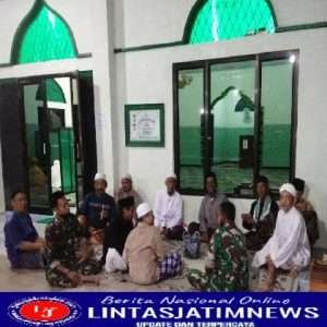 Guna Menjaga Kerukuanan, Personil Babinsa Karangtengah Jalin Silaturahmi Dengan Tokoh Agama