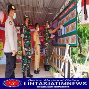 Kasdim Terjun Langsung Nilai Kampung Pancasila Di Wilayah Kodim 0726/Sukoharjo