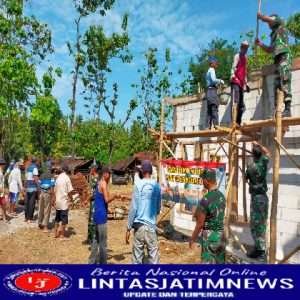 Kegiatan Rehab RTLH Anggota Kodim 0726/Sukoharjo Dapat Apresiasi Camat Nguter