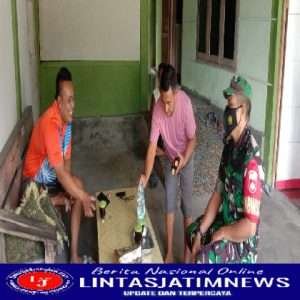 Babinsa Saradan Imbau Warga Waspadai Gejala Virus PMK Pada Ternak