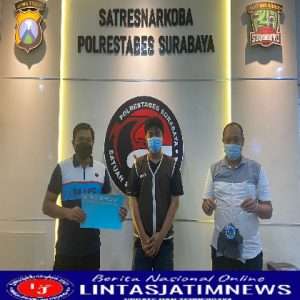 Polisi Amankan Pengedar Sabu Putat Jaya Surabaya