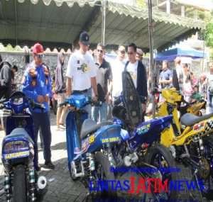 Dandim 0806 Bersama Forkopimda Hadiri Kegiatan Balap Motor Trenggalek Matic Race 2022