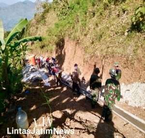 Telan Dana 700 Juta Lebih, TMMD Desa Sendangmulyo Hubungkan Jalan Dua Dusun