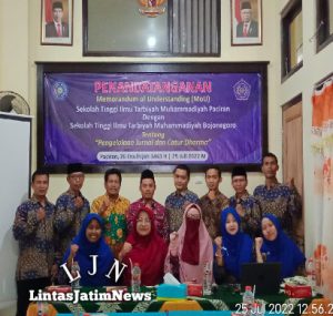 MoU STIT M Paciran dengan STIT M Bojonegoro Tentang Pengelolaan Jurnal Dan Catur Dharma