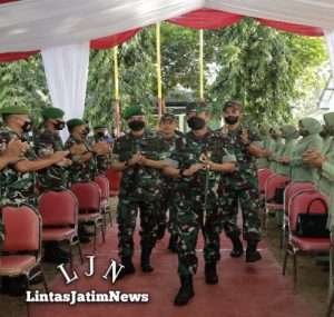 Beri Moril Anggota, Pangdam V /Brw Lakukan Kunjungan Ke Kodim 0801/Pacitan
