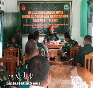 Kapten Inf. Suwandi : Jam Komandan Merupakan Salah Satu Wadah Pemberian Informasi