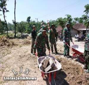Melalui TMMD Ke -114 Berupaya Wujudkan Kesejahteraan Masyarakat Pedesaan