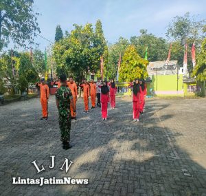 Pelatihan PBB Oleh Babinsa, Membentuk Mental dan Karakter Siswa Sejak Dini