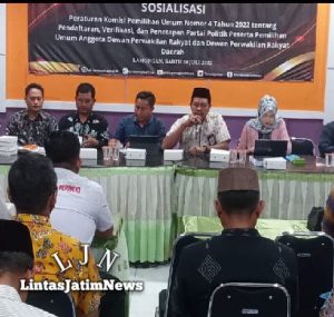 KPU Kabupaten Lamongan laksanakan Sosialisasi PKPU Nomor 4 Tahun 2022