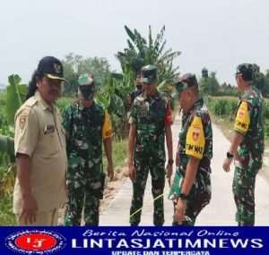 Tim Pengawas dan Evaluasi Kodam IV/ Diponegoro cek pekerjaan TMMD Reg ke  114