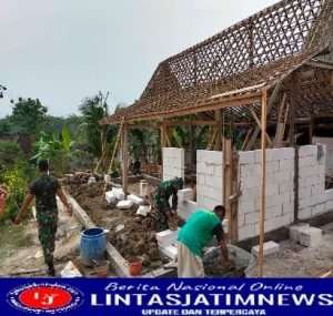 Satgas TMMD Siapkan Herbel Untuk Pengganti Dinding Rumah Pujiono