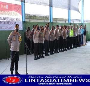 Kapolres Gresik Pimpin Pengamanan Pengesahan Cawar Baru PSHT